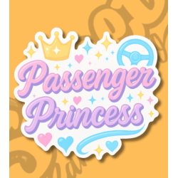 Sticker "Passenger Princess"