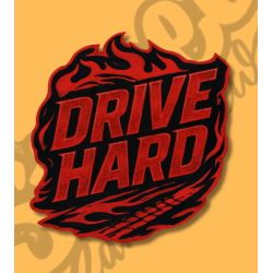 Sticker Drive Hard