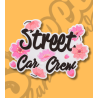Sticker Street Car Crew Fleur de Cerisier