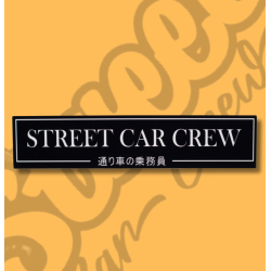 Sticker Street Car Crew...