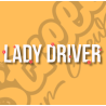 Sticker Lady Driver