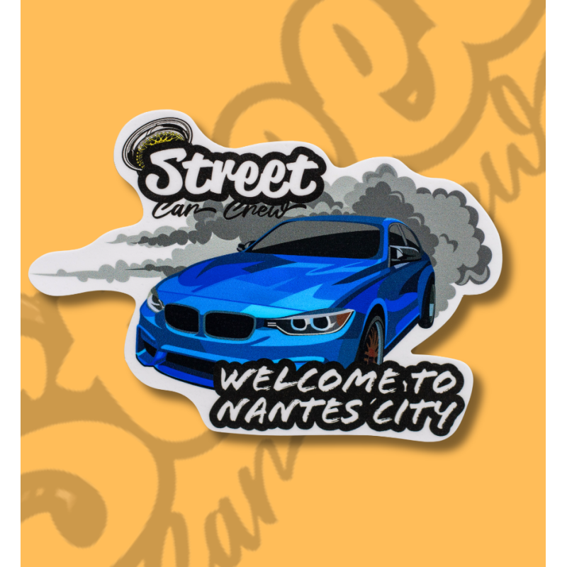 Sticker Welcome To Nantes City