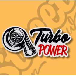 Sticker Turbo Power