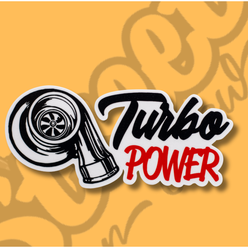 Sticker Turbo Power