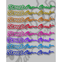 Sticker Street Car Crew...
