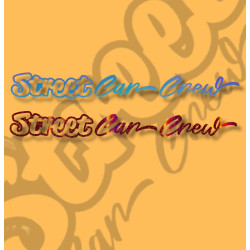 Sticker Street Car Crew...