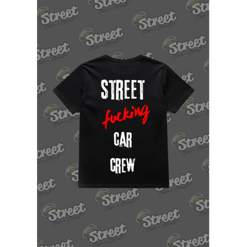 T-Shirt Street FUCKING Car Crew Noir