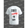 T-Shirt Street FUCKING Car Crew Blanc