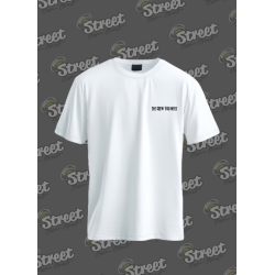 T-Shirt Street FUCKING Car Crew Blanc