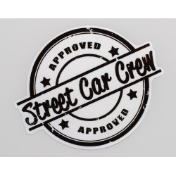Sticker "Street Car Crew Approved"